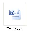 icona del documento Testo.doc