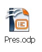 Icona del file Pres.odp