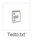 Icona del file Testo.txt