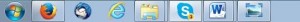 figura di barra delle applicazioni di Windows 7