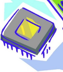 Disegno schematico di un Chip di Memoria ROM