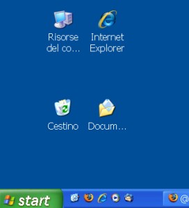 Immagine di un desktop Windows