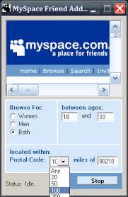 videata di Myspace